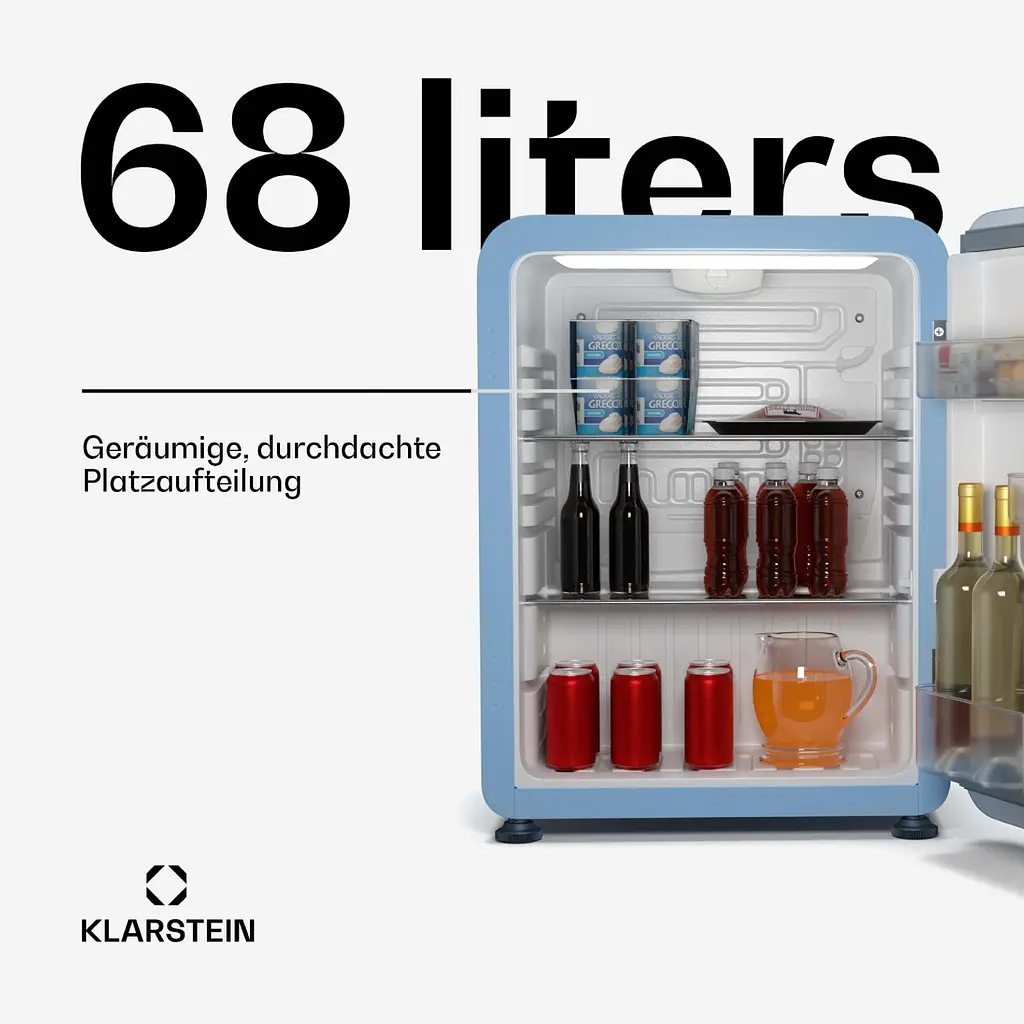 Холодильник Klarstein Audrey Evo Mini (10046624) - фото 2