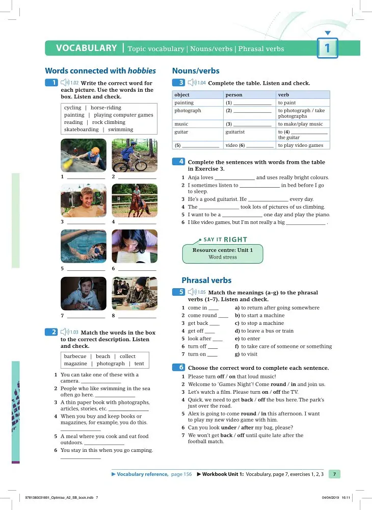Optimise A2 Student's Book Pack (Updated for the New Exam) - Річард Стортон - фото 5
