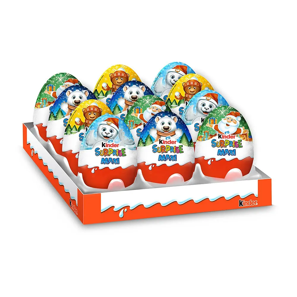 Уцінка. Яйце Kinder Maxi Surprise Новорічне 100 г - фото 10