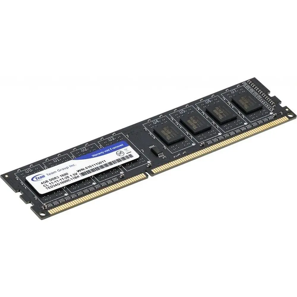Модуль пам'яті Team Elite DDR3 4GB 1600MHz (TED34G1600C1101) - фото 2