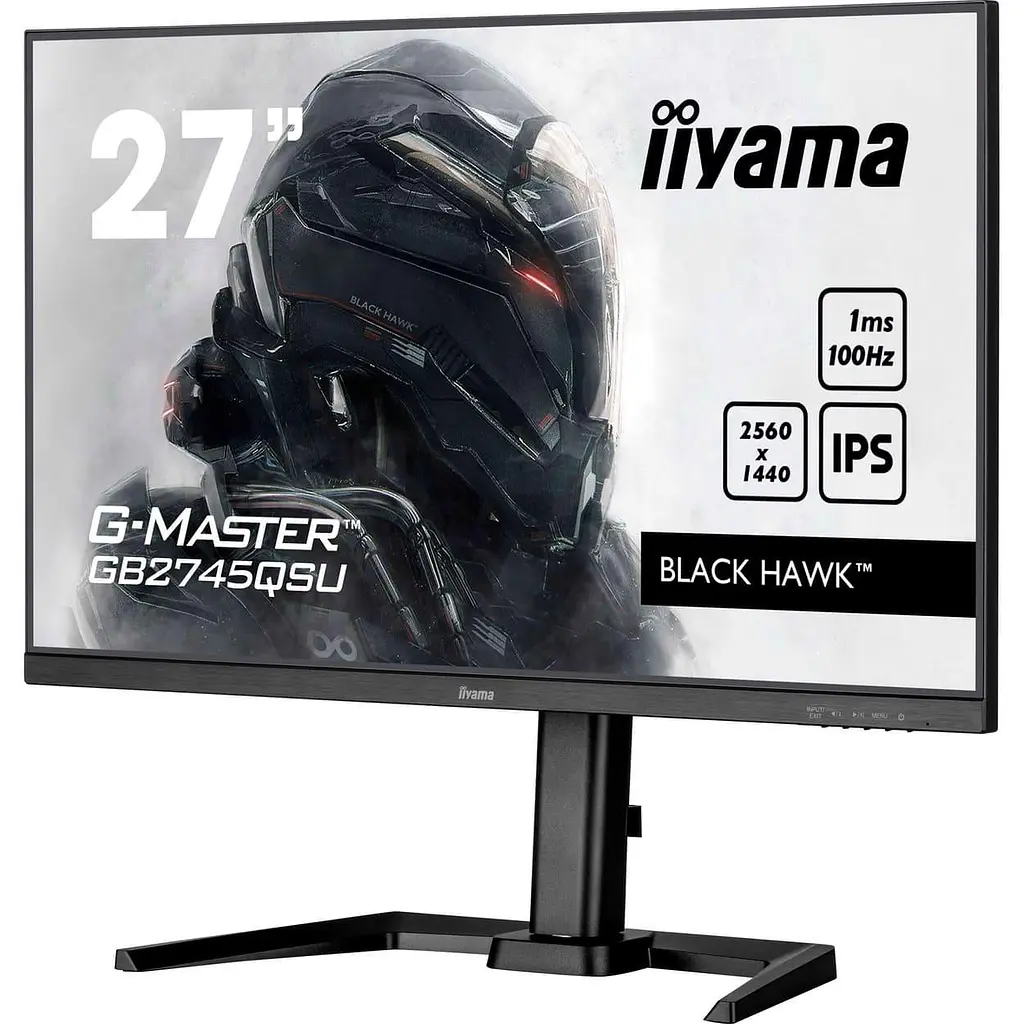 Монітор 27" Iiyama GB2745QSU-B2 QHD IPS 100Hz (GB2745QSU-B2) - фото 2