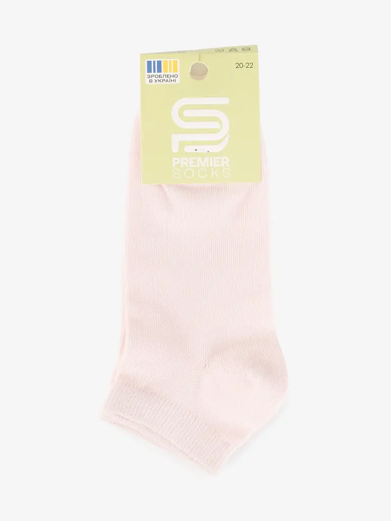 Шкарпетки короткі для дівчинки PremierSocks 16Д-3 22-24 Світло-рожевий (4820203396986) - фото 3