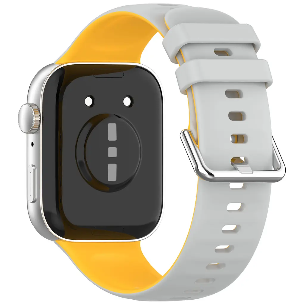 Ремінець ArmorStandart для Huawei Watch Fit 3 / 4 / 4 Pro Grey Yellow (ARM89073) - фото 2