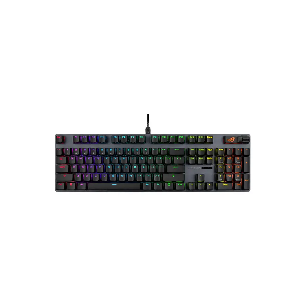 Клавіатура ASUS ROG Strix Scope II X NX Storm V2 ABS USB UA Black (90MP03XG-BKMA00) - фото 5