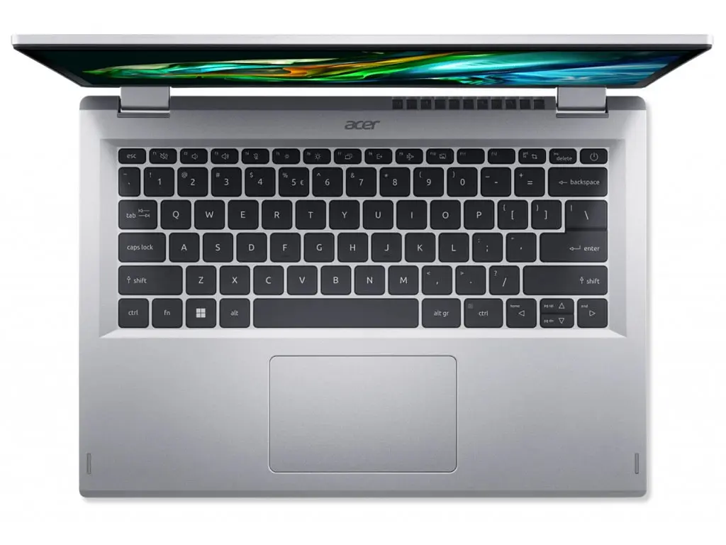 Ноутбук Acer Aspire 3 Spin 14 A3SP14-31PT 14' WUXGA IPS Touch, Intel P N200, 8GB, F256GB, UMA, Lin, серебристый (NX.KENEU.004) - фото 7
