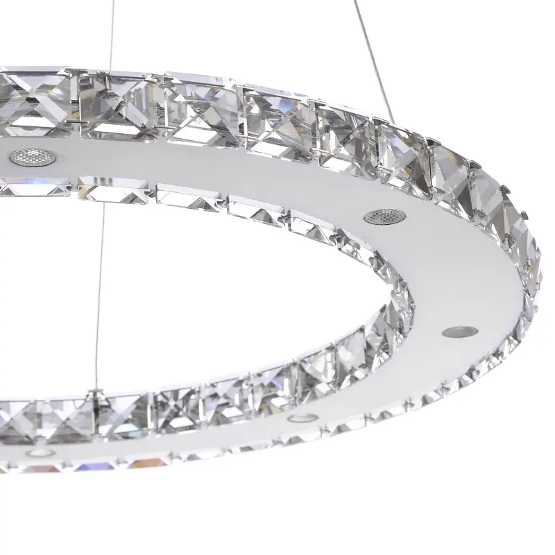 Люстра подвесная Brille хрустальная для холла LED 33W NW CH (BR-975S/1) - фото 2