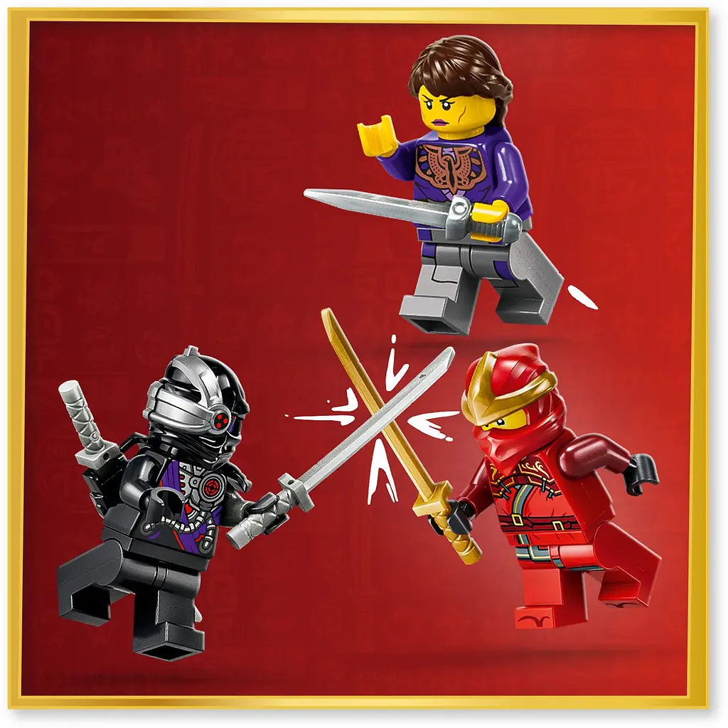 Конструктор LEGO Ninjago Переслідувач ніндзя X-1 - 15-та річниця (71867) - фото 9
