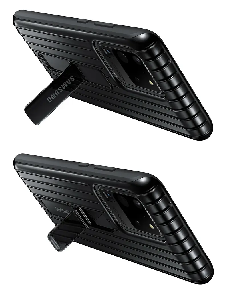 Чохол протиударний Official Protective Rugged Standing Cover EF-RG988CBEGRU з підставкою для Samsung Galaxy S20 Ultra Black - фото 7
