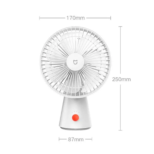 Вентилятор портативний MiJia Desktop Mobile Fan ZMYDFS01DM BHR5932CN - фото 2