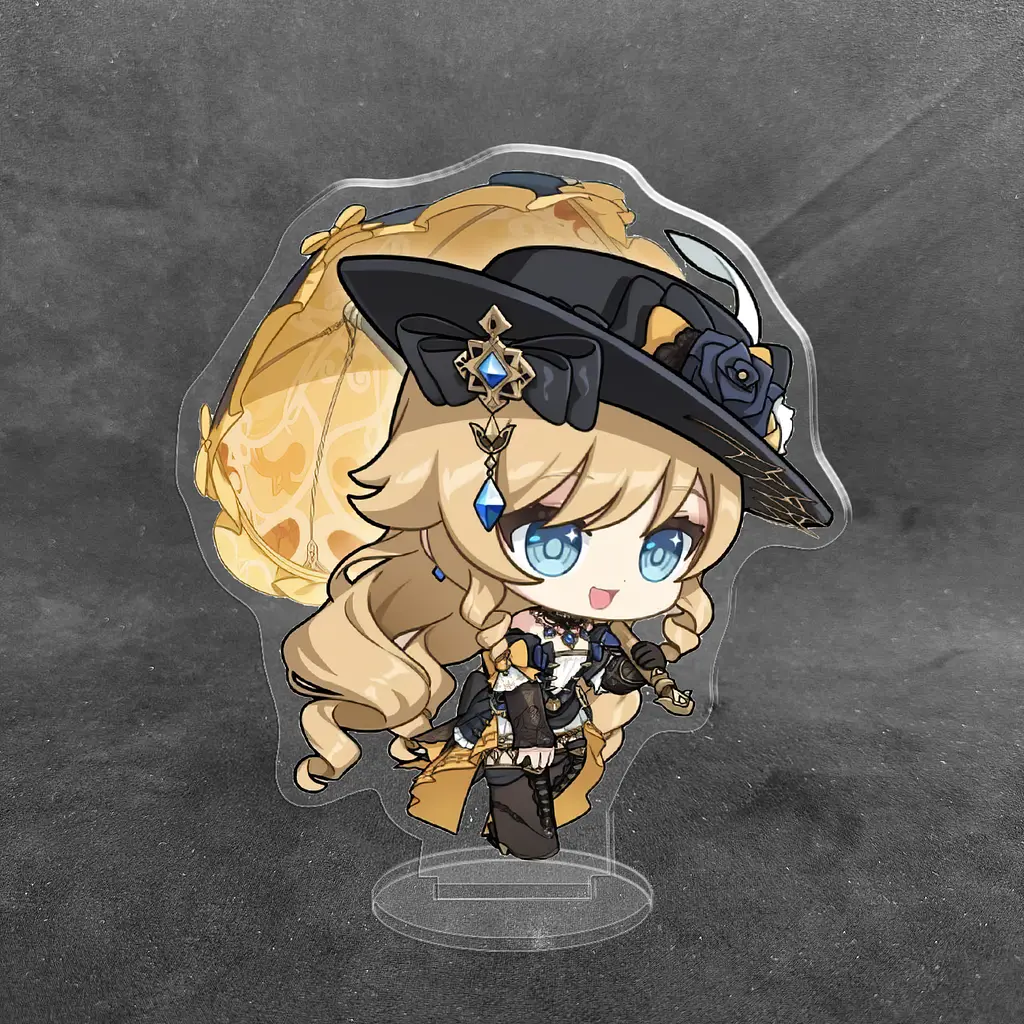 Акрилова колекційна фігурка Геншин Імпакт - Genshin Impact Chibi (Навія, Navia) 1 10 см - фото 2