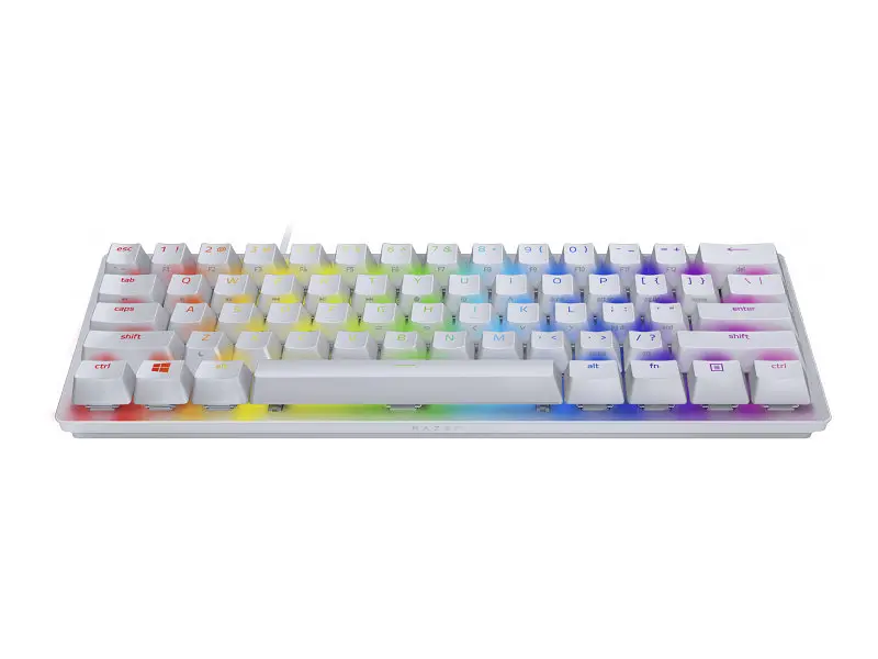 Клавіатура Razer Huntsman Mini Mercury Edition Purple Switch White (RZ03-03390300-R3M1) - фото 2