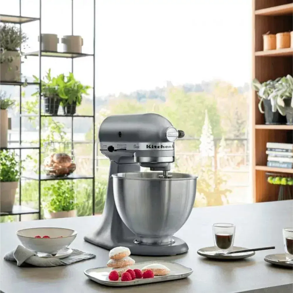 Кухонна машина KitchenAid Artisan 4,3 л 5KSM95PSECU з відкидним блоком сріблястий - фото 5
