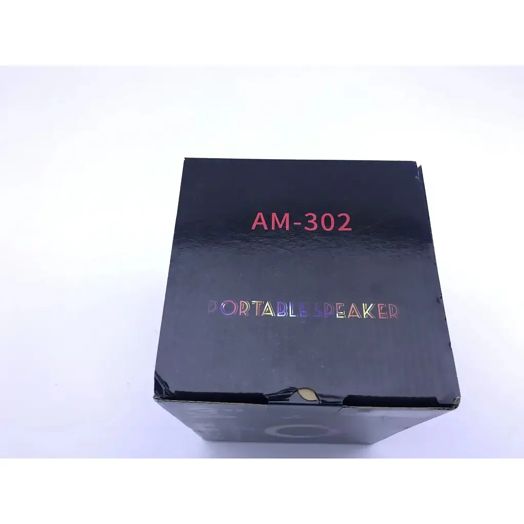 Музична портативна колонка Bluetooth AM-302 з LED - фото 4