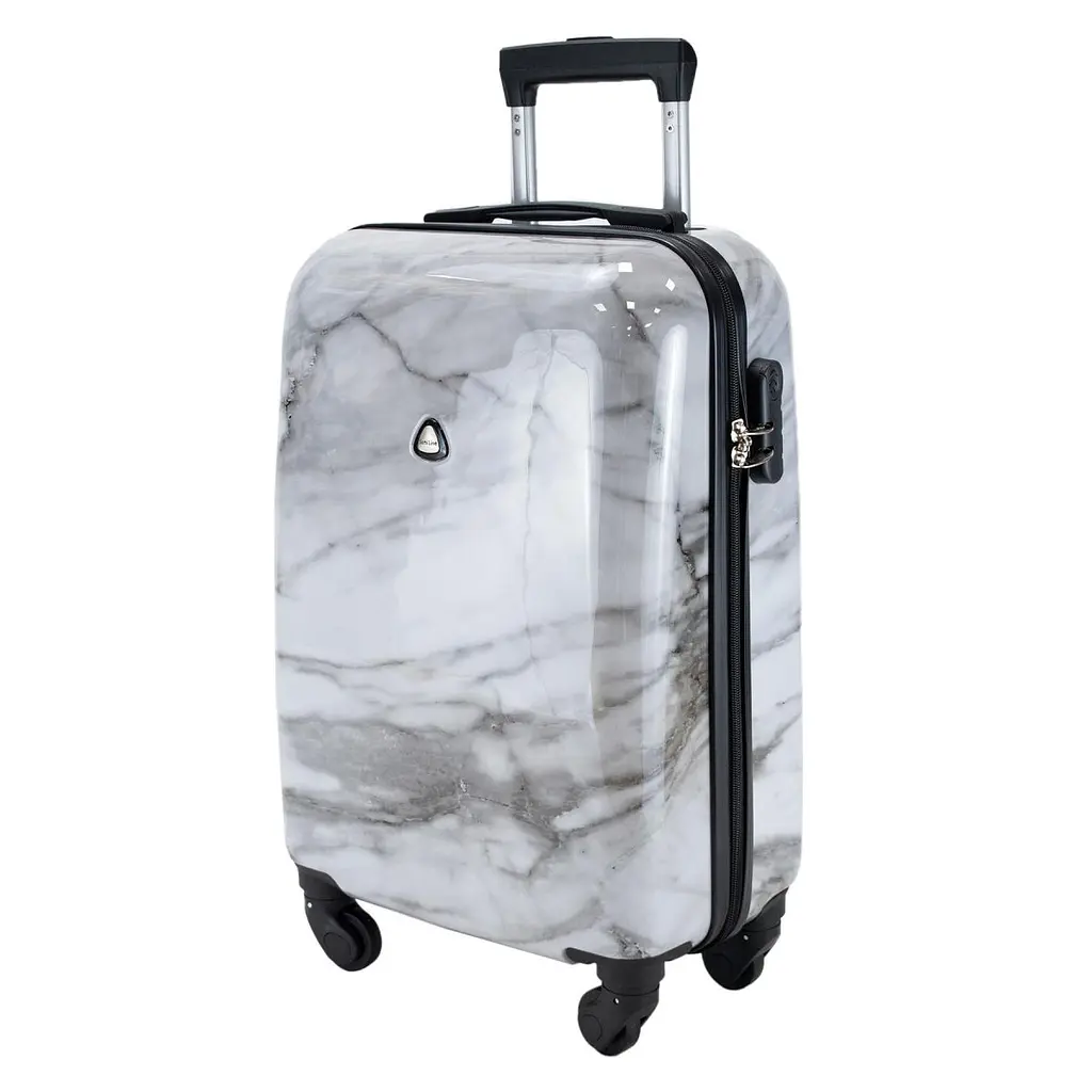 Валіза Semi Line 20" (S) White Marble (T5731-1) - фото 9