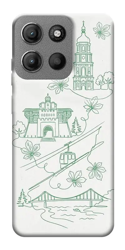 TPU чохол Demsky Heart of Kyiv для Motorola Moto G15 4G