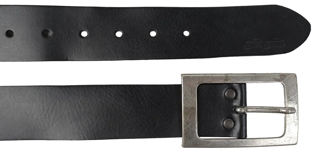 Ремінь жіночий Tom Tailor Vintage під джинси 105 см 3.8 см шкіра Чорний - фото 4