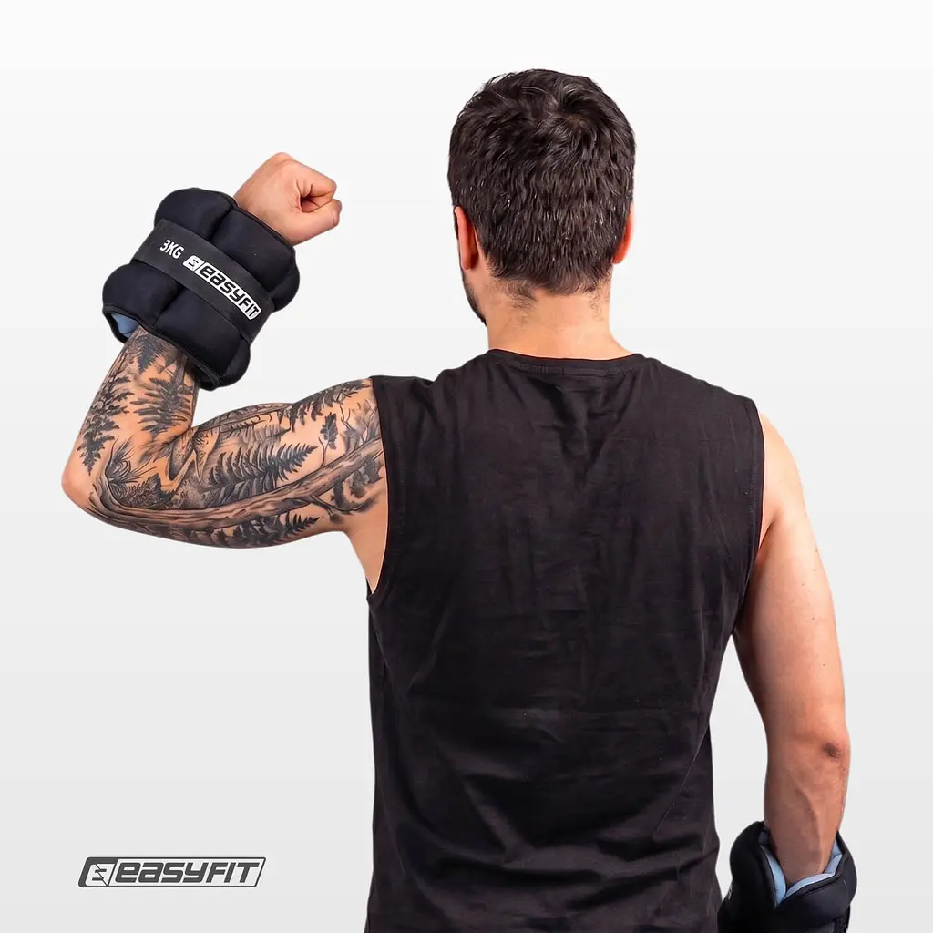 Обтяжувачі EasyFit Comfort 3 кг для ніг та рук з металом (пара) - фото 12