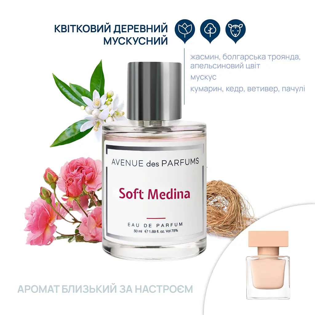 Парфюмерная вода Soft Medina Avenue des Parfums 50 мл - фото 2