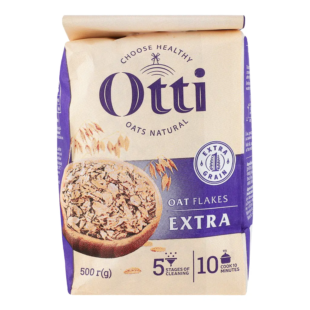 Хлопья овсяные Otti Экстра 500 г - фото 4
