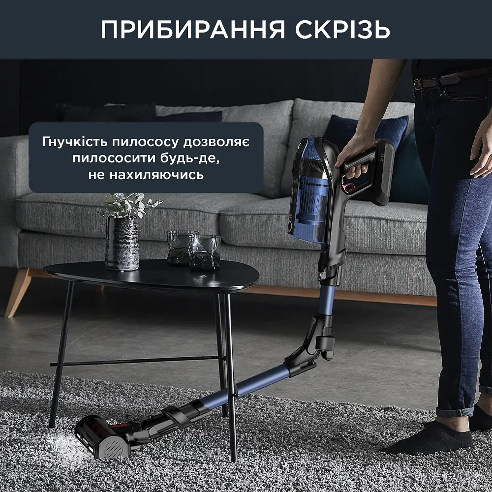 Пилосос Rowenta X-Force Flex 12.60 Auto Aqua RH98C0WO (00000055157) - фото 8