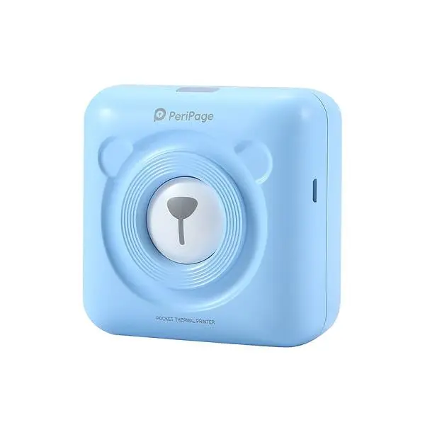 Портативний Bluetooth термопринтер PeriPage A6 Blue - фото 2