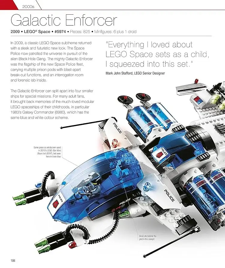 LEGO Great Sets. A Visual History. With Exclusive Micro-Scale Space Cruiser - фото 8