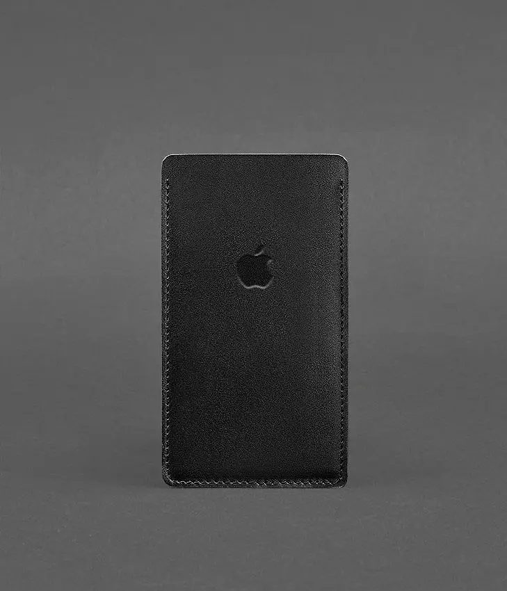 Кожаный чехол для iPhone 11 Черный Краст - фото 2