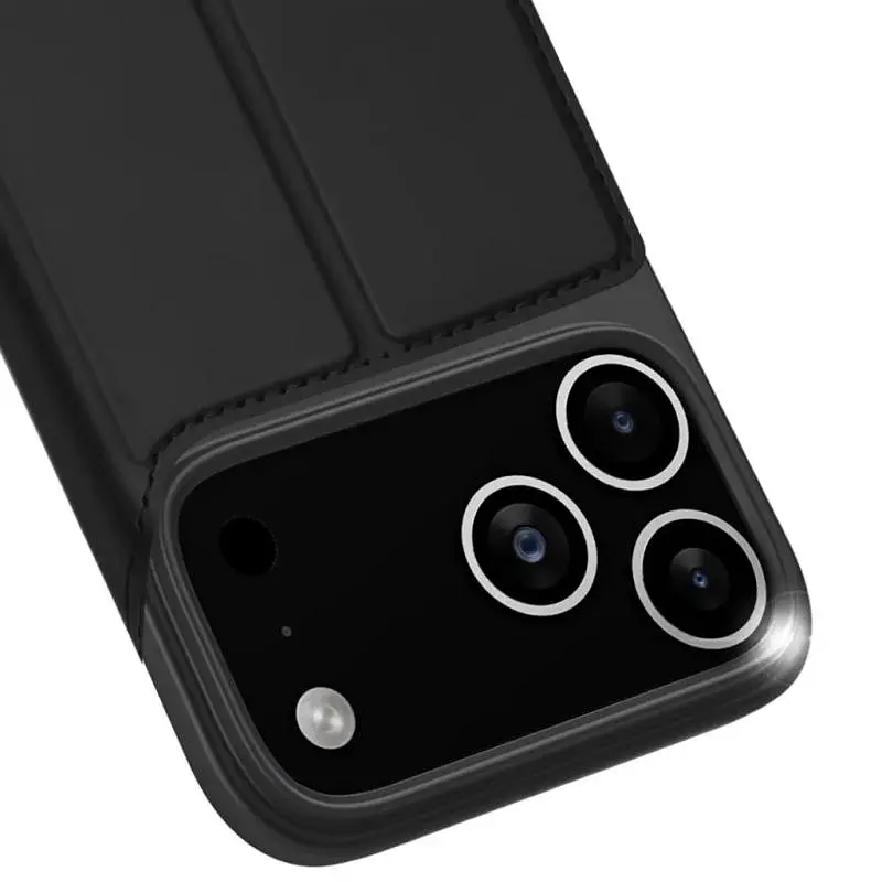 Чохол-книжка Dux Ducis з кишенею для візиток для Apple iPhone 17 Pro Max 6.9" Чорний - фото 5
