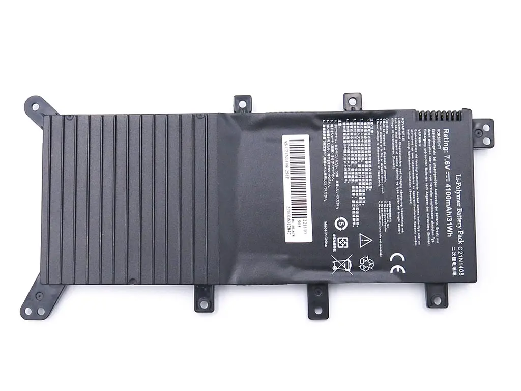 Акумулятор для ноутбука Asus C21N1408 VivoBook 4000 V555L, MX555, A555LJ, F554LD, F555LA, V555LB (7.6V 4100 mAh 31Wh) - фото 2