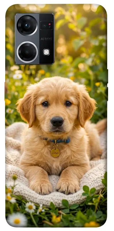 TPU чохол Demsky Small labradore для Oppo Reno 7 4G