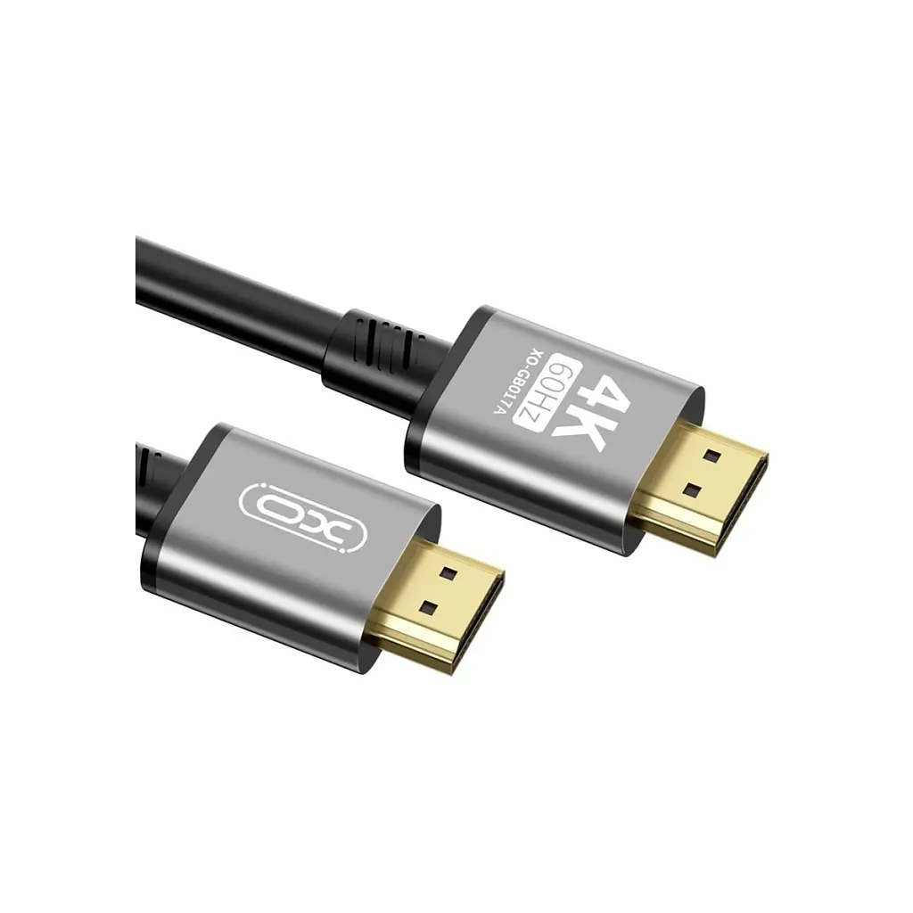 Кабель мультимедійний HDMI M to HDMI M 3.0m V2.0 black XO (GB017A-HDMI.tranish) - фото 3
