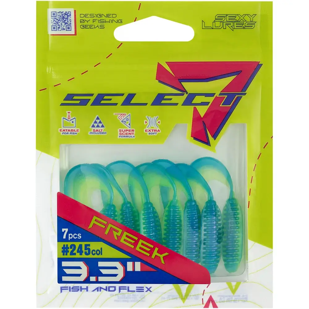 Силікон Select Freek 3.3" 245 FE (7 шт/уп) - фото 2