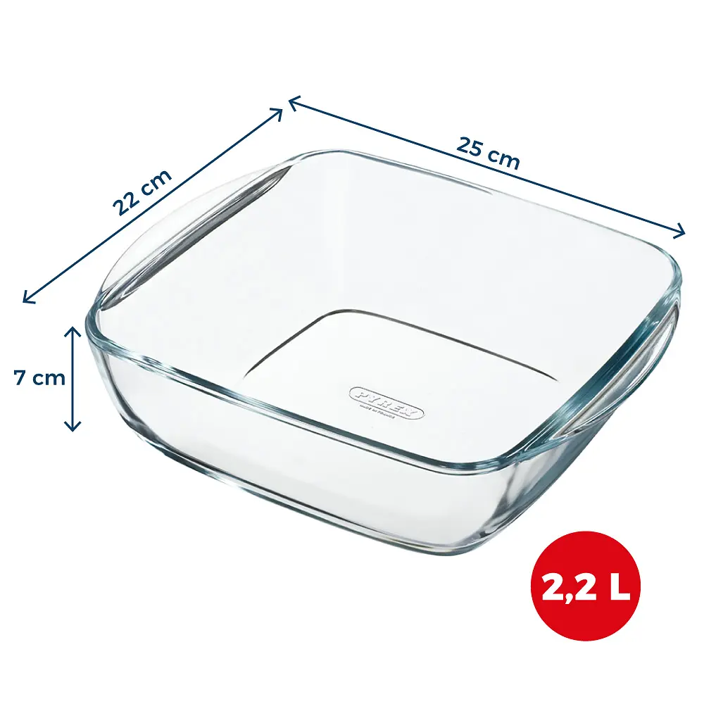 Форма для запікання Pyrex AirFryer, 25x22x7 см (2.2 л) (7150753) - фото 3