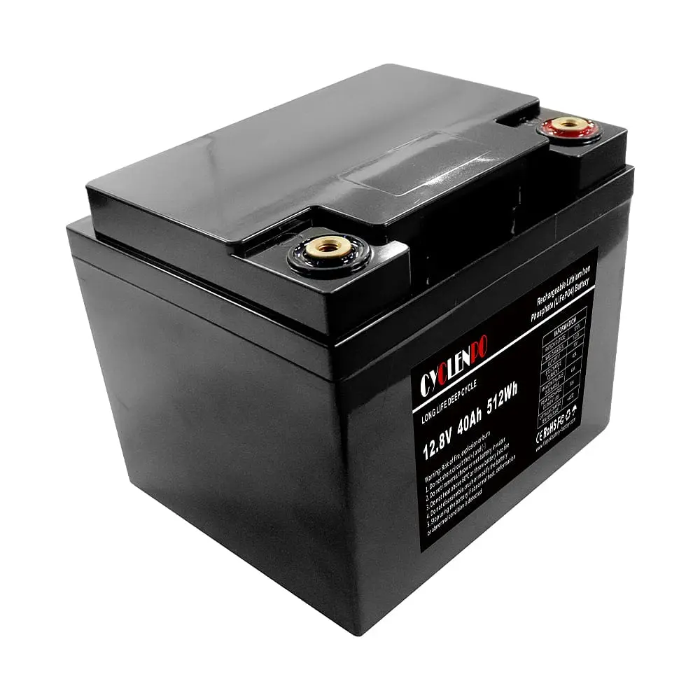 Акумуляторна батарея літій-залізо-фосфатна 12.8В 40Аг Cyclen 12.8V 40AH LiFePo4 (44-00078) - фото 3