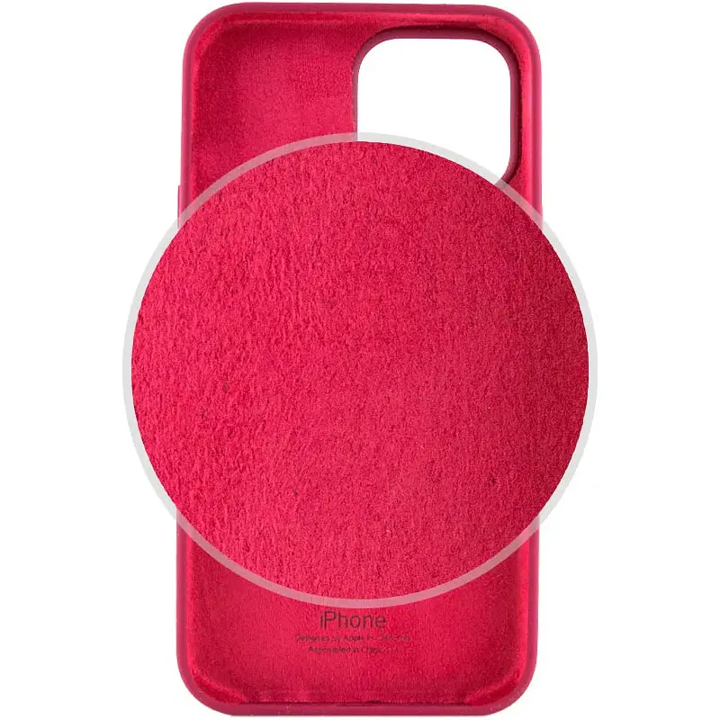 Чохол Silicone Case для Apple iPhone 15 Pro Maroon AA [92771] - фото 3