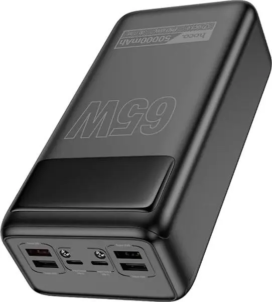 Зовнішній акумулятор Hoco DB81A Apollo 50000mAh 65W чорний - фото 2