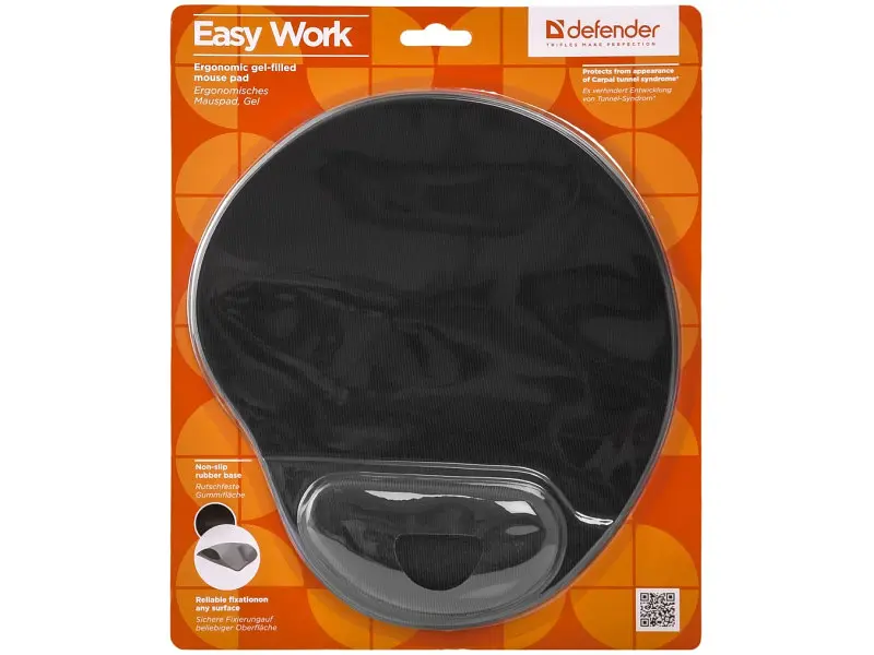 Килимок для миші Defender Easy Work Black (50905) - фото 2