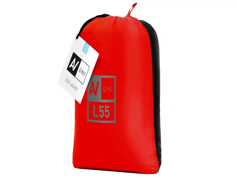 Курточка для животных Collar AiryVest UNI двусторонняя M 48 красно-черная (2550) - фото 4