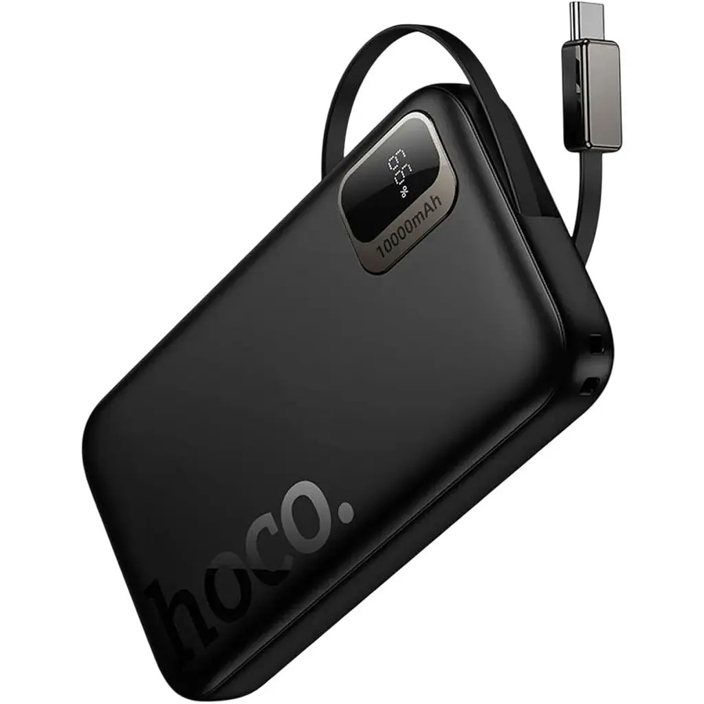 Зовнішній акумулятор Hoco Q51 Key 10000mAh 20W Black (6942007671514) [172717] - фото 3