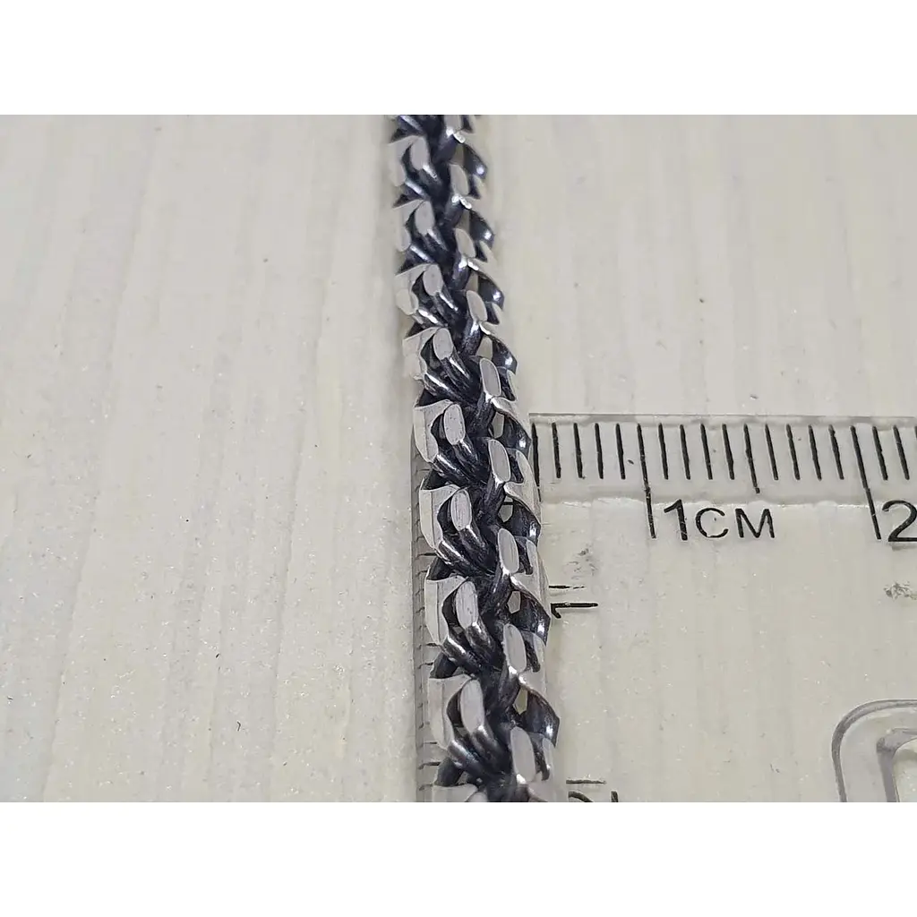 Срібний ланцюг Стерлінг 9 (Бісмарк). 40273 55 - фото 4