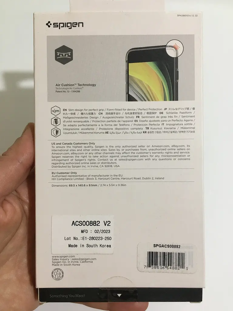 Чохол прозорий силіконовий Spigen Liquid Crystal для iPhone 7/8/SE 2/3 2020/2022 (4.7") ACS00882 - фото 8