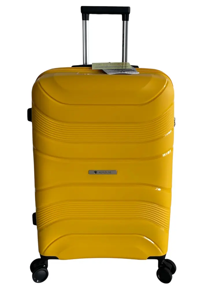 Валіза середня (M) Worldline Airtex 288 поліпропілен Жовтий