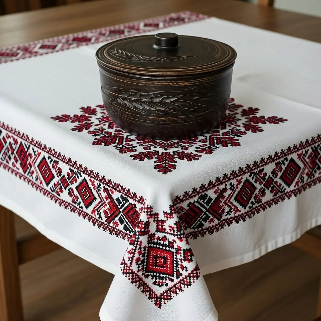 Супник с крышкой из красной глины 1.8 л Колосок молоченная керамика Украинская глиняная посуда - фото 4