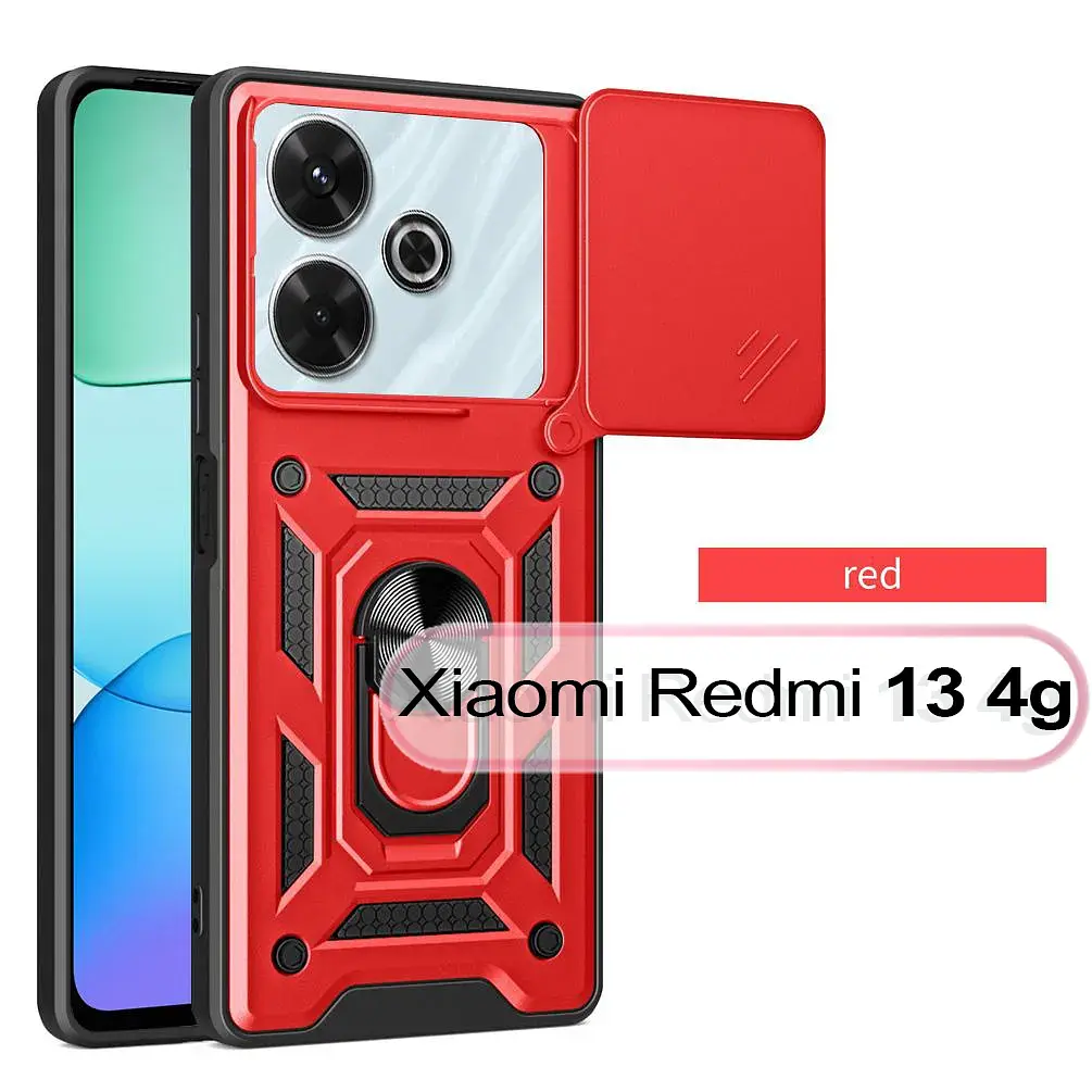 Чохол до мобільного телефона BeCover Military Xiaomi Redmi 13 Red (711554) - фото 5
