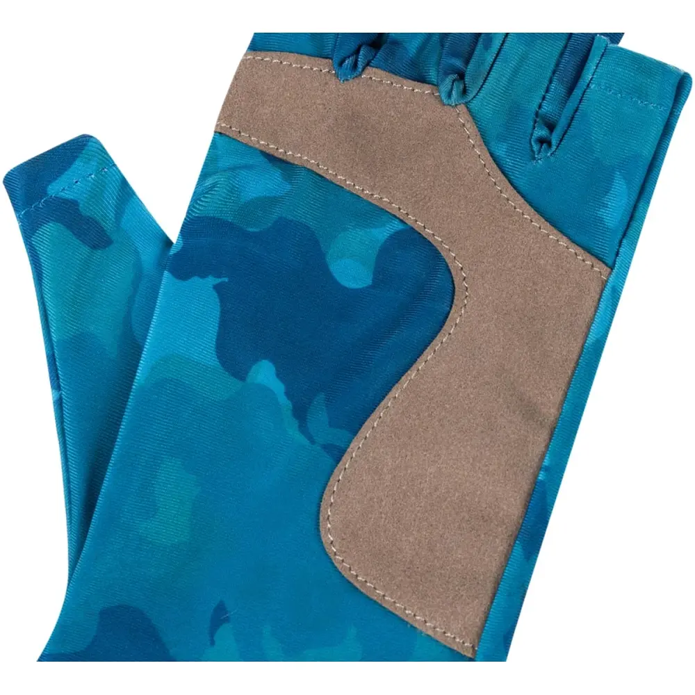 Рукавички Favorite Solar Fishing Gloves 5 Cut S/M к:blue - фото 3