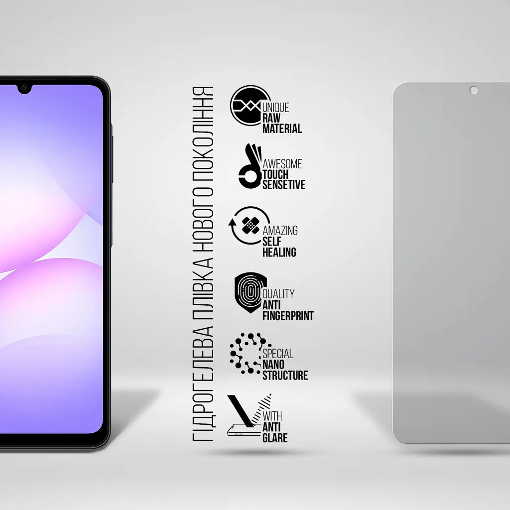 Пленка защитная Armorstandart hydrogel Matte Samsung A07 4G (ARM86497) - фото 2