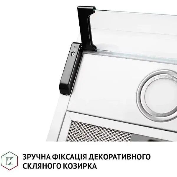 Витяжка пласка Perfelli PL 6042 W LED - фото 6
