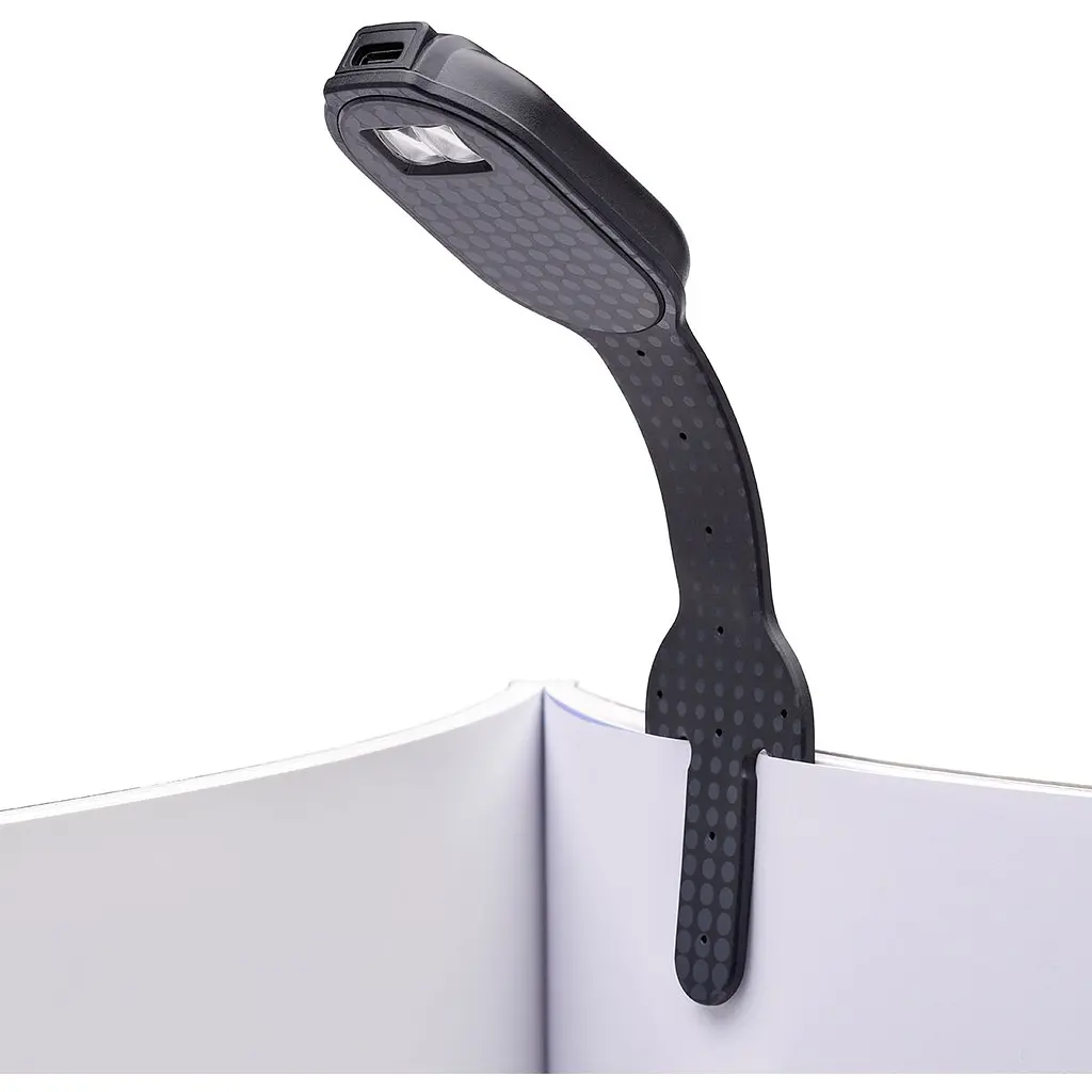 Закладка-ліхтарик Flexilight Rechargeable Класика Чорні краплі, 14,7х3,6х1,3 см (FLRBD) - фото 5