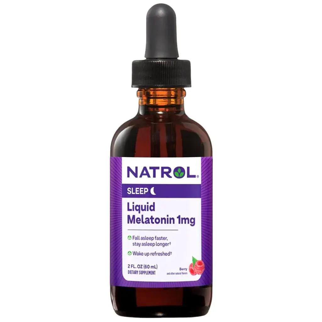 Мелатонін Natrol Liquid у краплях зі смаком ягід 1 мг 60 мл (NTL07402) - фото 2