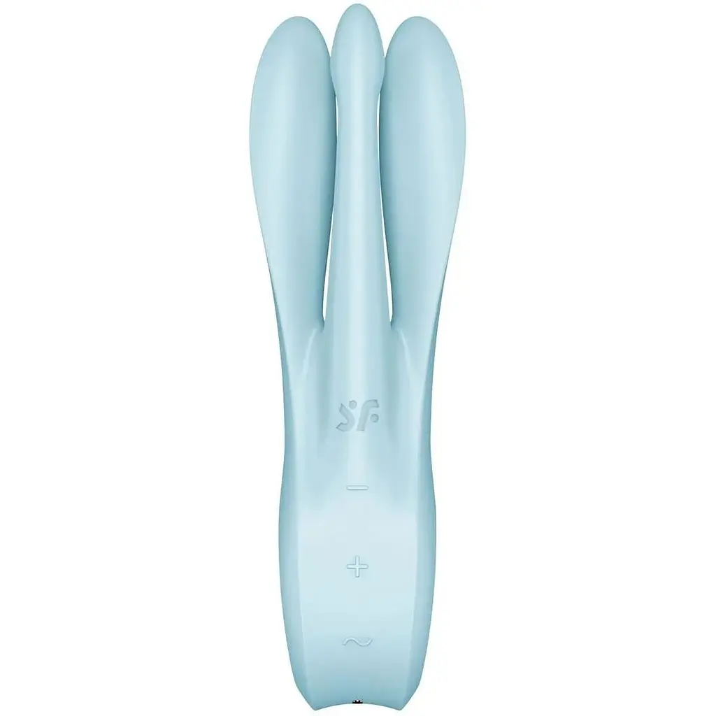 Кліторальний вібратор Satisfyer Threesome 1 Pink Light Blue - фото 6